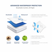 Load image into Gallery viewer, Luxury TENCEL Fabric Mattress Protector