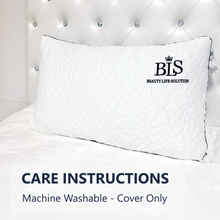 Load image into Gallery viewer, BLS Premium Adjustable Shredded Memory Foam Pillow