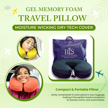 Load image into Gallery viewer, BLS Gel Dough Travel Pillow