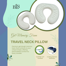 Load image into Gallery viewer, BLS Gel Dough Travel Pillow