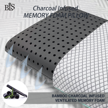 Load image into Gallery viewer, Charcoal Infused Memory Foam Pillow