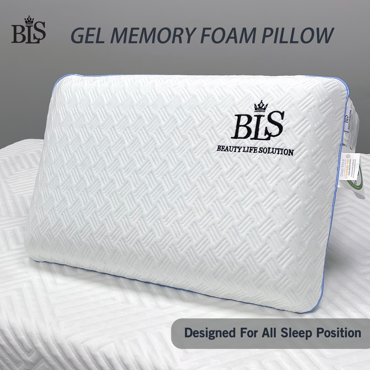 Gel Memory Foam Pillow BEAUTYLIFESOLUTION