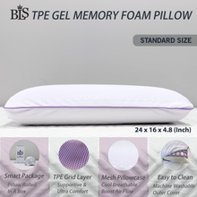Load image into Gallery viewer, TPE Gel Memory Foam Pillow