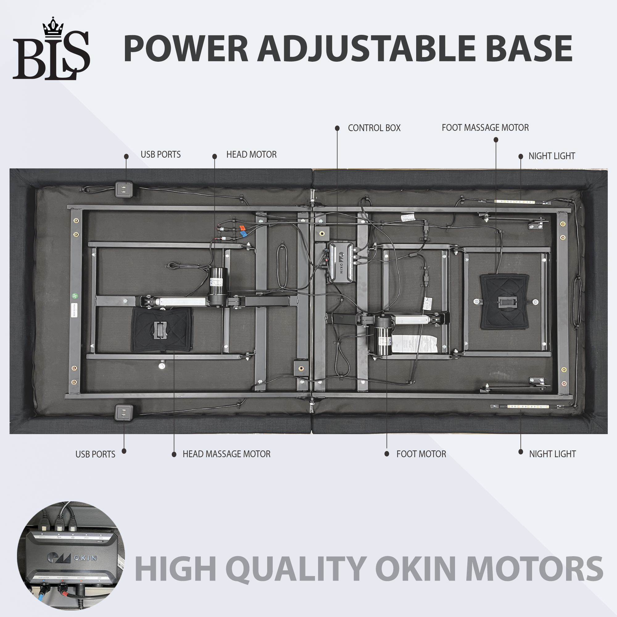 BLS Power Adjustable Base