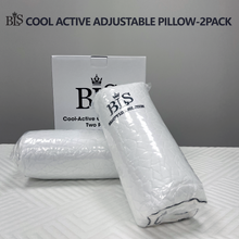 Load image into Gallery viewer, BLS Cool Active Premium Adjustable Pillows - 2 Pack