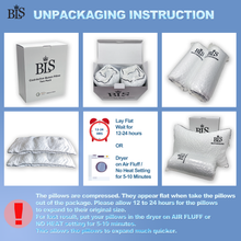 Load image into Gallery viewer, BLS Cool Active Premium Adjustable Pillows - 2 Pack