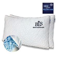 Load image into Gallery viewer, BLS Cool Active Premium Adjustable Pillows - 2 Pack