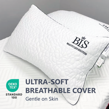 Load image into Gallery viewer, BLS Premium Adjustable Shredded Memory Foam Pillow
