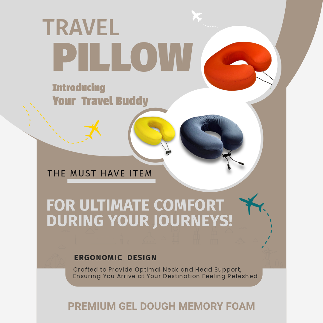BLS Gel Dough Travel Pillow