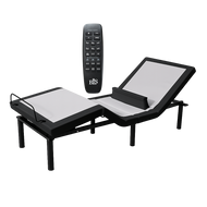 BLS Power Adjustable Bed Base with Massage & Lumbar Support - Twin XL / Split King