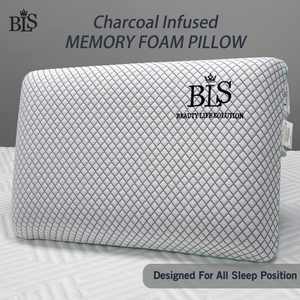 Charcoal Infused Memory Foam Pillow