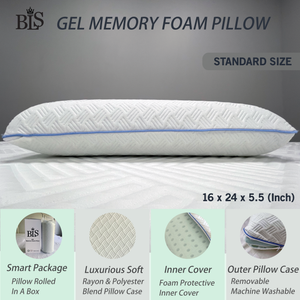 Gel Memory Foam Pillow