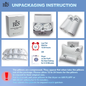BLS Cool Active Premium Adjustable Pillows - 2 Pack
